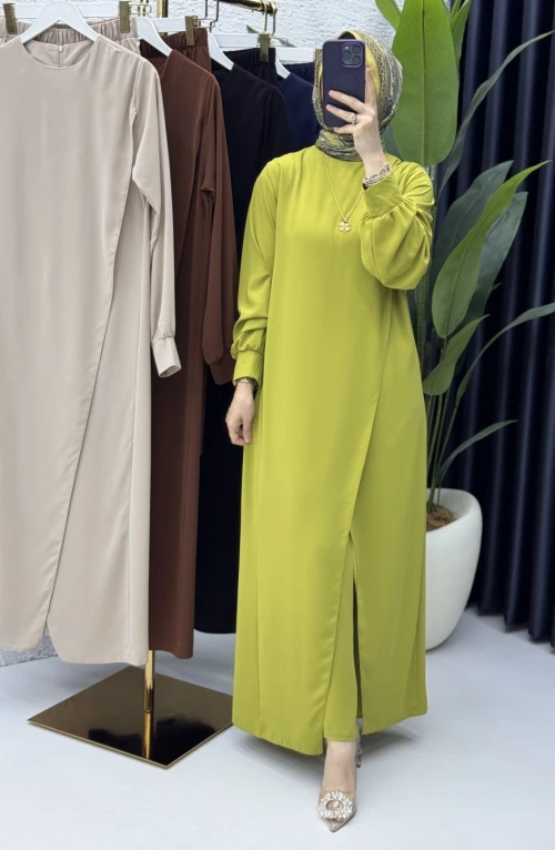 Neslişah Pantalonlu Takım Tesettür Giyim Neslişah Pantalonlu Takım Tesettür Giyim