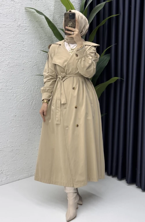 Rabia Trench Tesettür Giyim Rabia Trench Tesettür Giyim