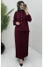 Asya Etekli Takım Bordo