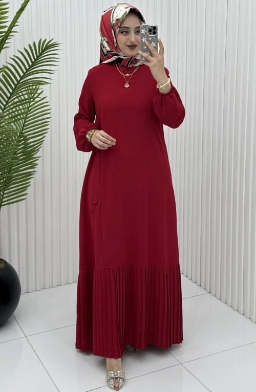 Yeliz Elbise Kırmızı