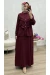 Arzu Elbise Bordo