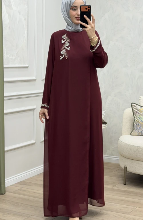 Asil Abiye Bordo Asil Abiye Bordo
