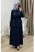 Çiçek Etek Takım Lacivert