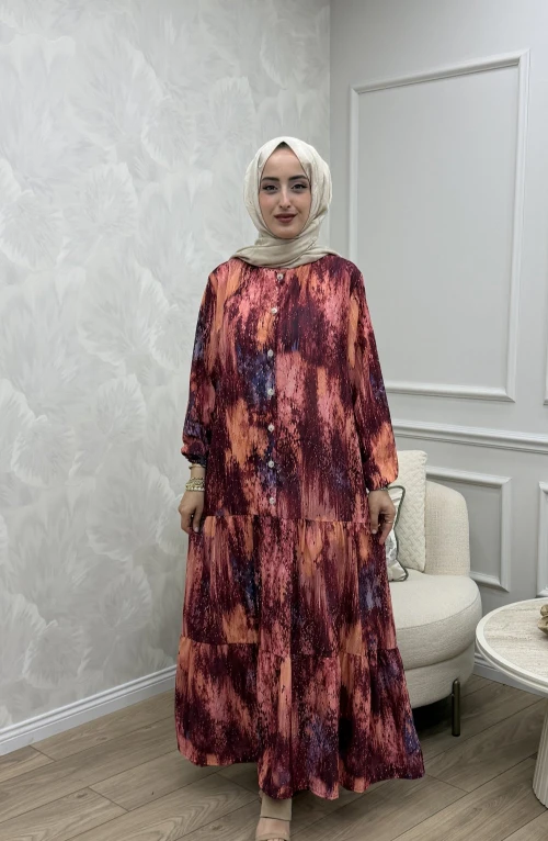 Sümbül Elbise Mürdüm Sümbül Elbise Mürdüm