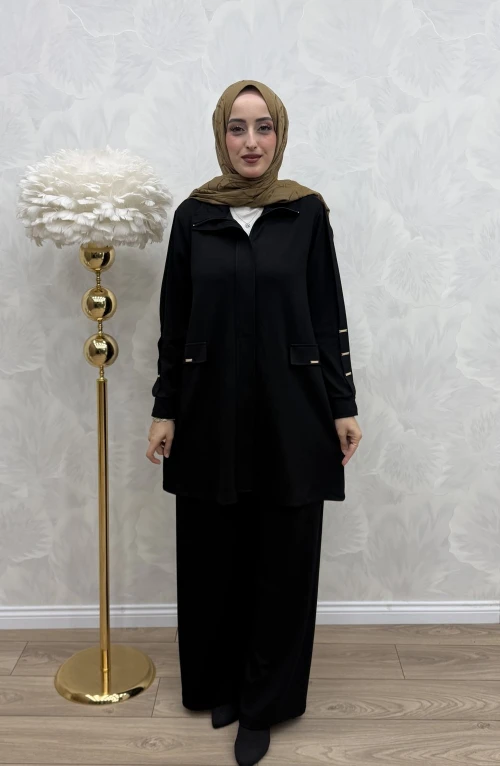 Ela Takım Siyah
