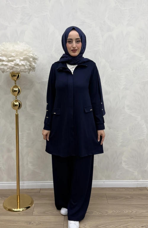 Ela Takım Lacivert