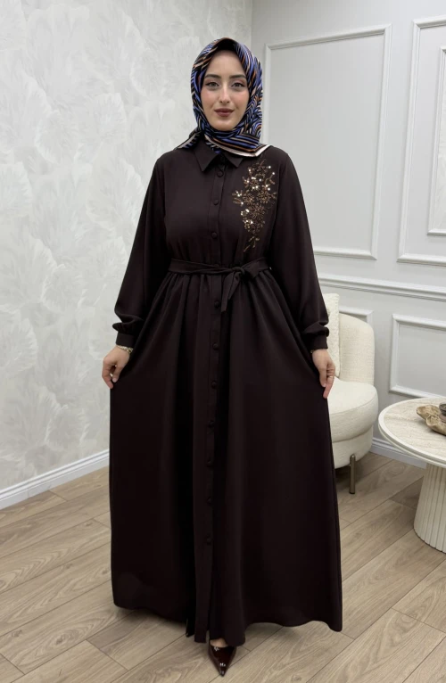 Didem Elbise Acı Kahve Didem Elbise Acı Kahve