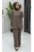 Rabia Takım Kahverengi