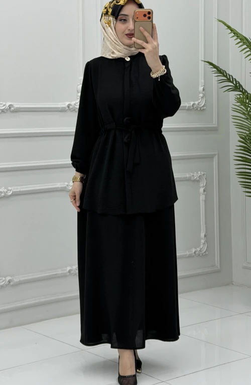 Lisa Etek Takım Siyah