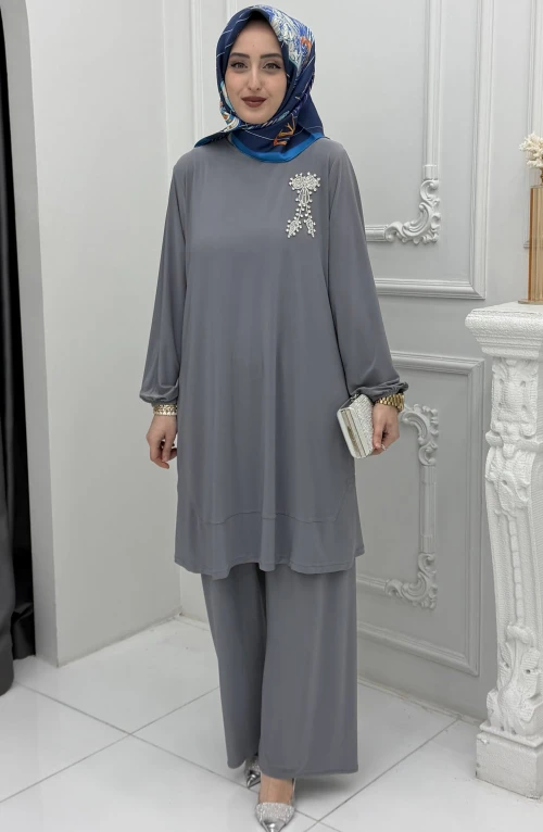 Nilda Takım Gri Nilda Takım Gri