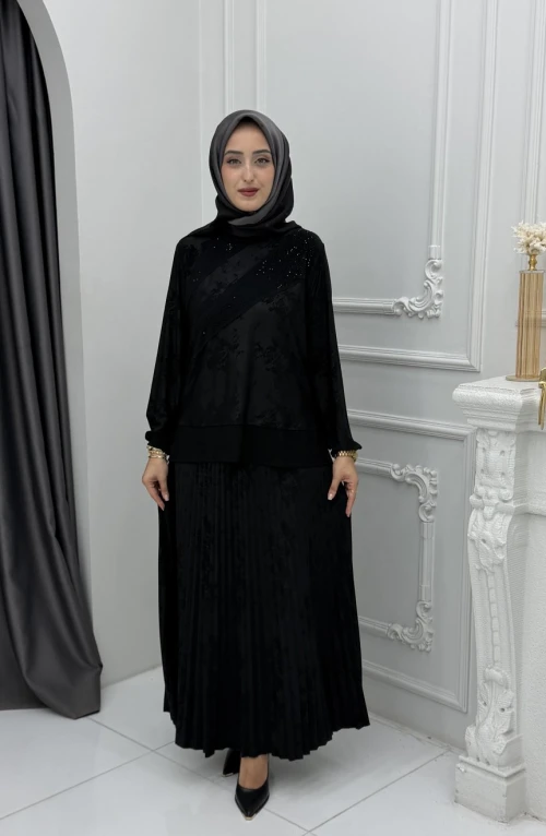 Meltem Etek Takım Siyah Meltem Etek Takım Siyah