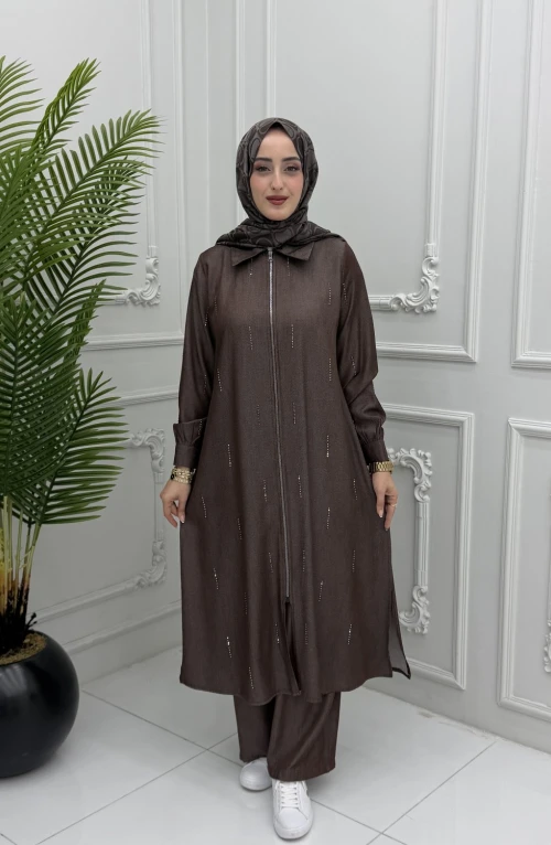 Ayça Takım Kahverengi