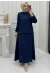 Adriana Etekli Takım Lacivert
