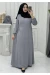 Mihri Namaz Elbise Gri