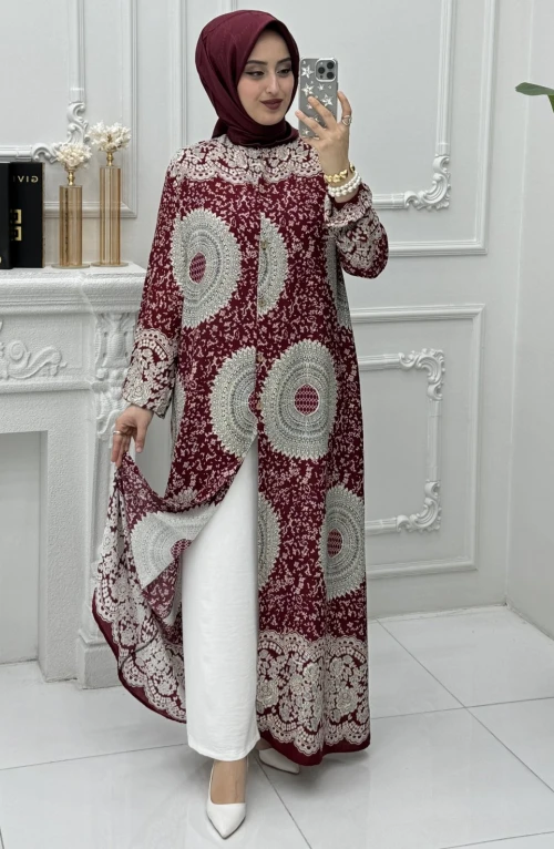 Leyla Takım Bordo