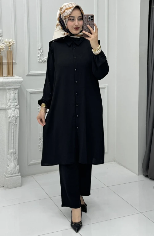 Meral Takım Siyah