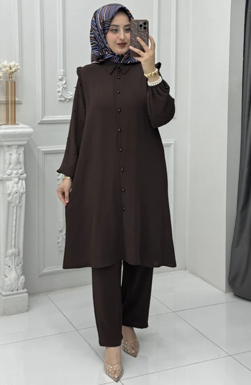 Meral Takım Kahverengi