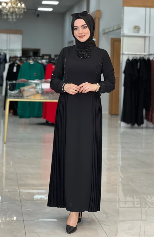 Zümra Elbise Siyah 