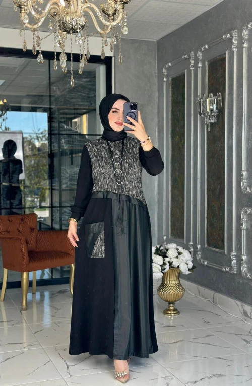 Adalina Elbise Siyah Adalina Elbise Siyah