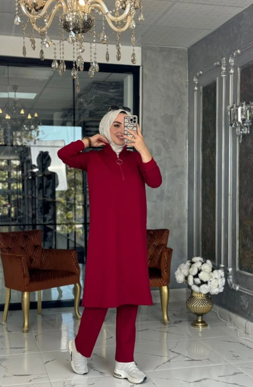 Büşra Takım-Bordo Büşra Takım-Bordo