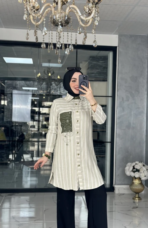 Nilüfer Tunik-Yeşil