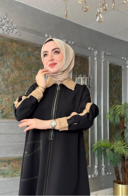Medine Elbise-Siyah