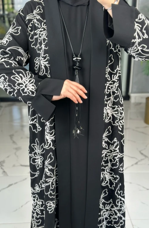Karmen 2li Abaya-Siyah