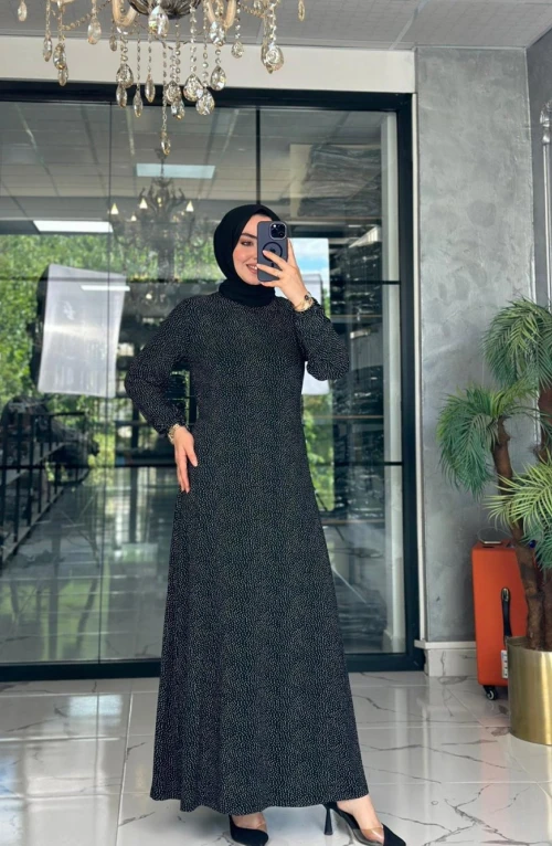 Nazen Elbise-Siyah