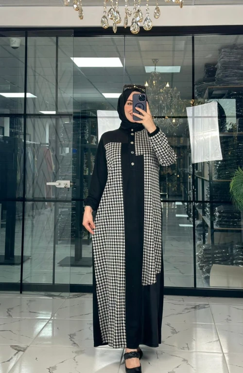 Damla Kazayağı Elbise Siyah Damla Kazayağı Elbise Siyah