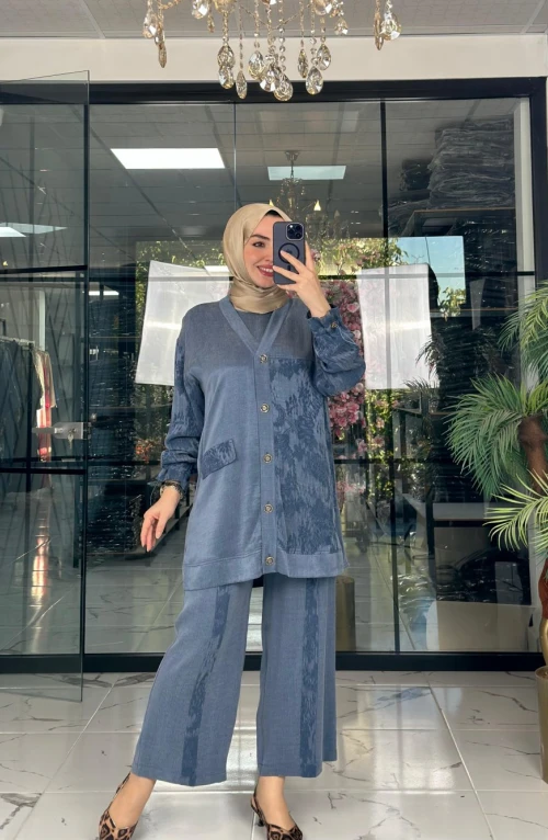 Mücevher Üçlü Takım Bebe Mavisi Mücevher Üçlü Takım Bebe Mavisi