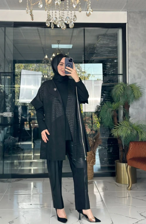 Hümeyra Üçlü Takım Siyah Hümeyra Üçlü Takım Siyah