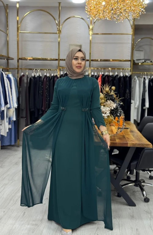 Erva Abiye Elbise Yeşil Erva Abiye Elbise Yeşil