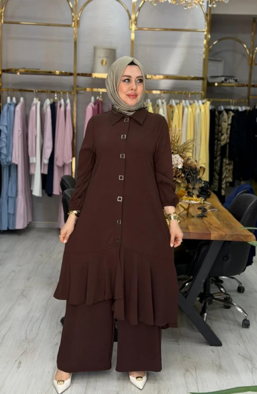 Beyza Takım Kahverengi Beyza Takım Kahverengi