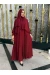 Dubai Abaya Bordo