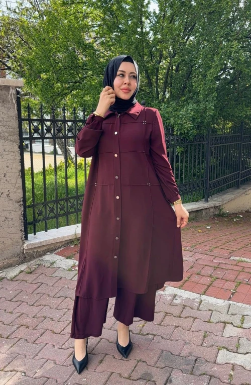 Zarafet Takım Bordo Ön siparişe açılmıştır 13 Haziran'da 2026 çıkışı yapılabilir Zarafet Takım Bordo Ön siparişe açılmıştır 13 Haziran'da 2026 çıkışı yapılabilir
