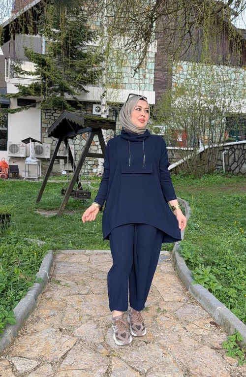 Şalvar Takım Lacivert Şalvar Takım Lacivert