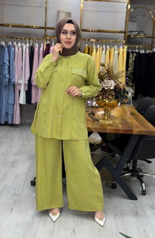 Sahra Tencel Takım Yeşil Sahra Tencel Takım Yeşil