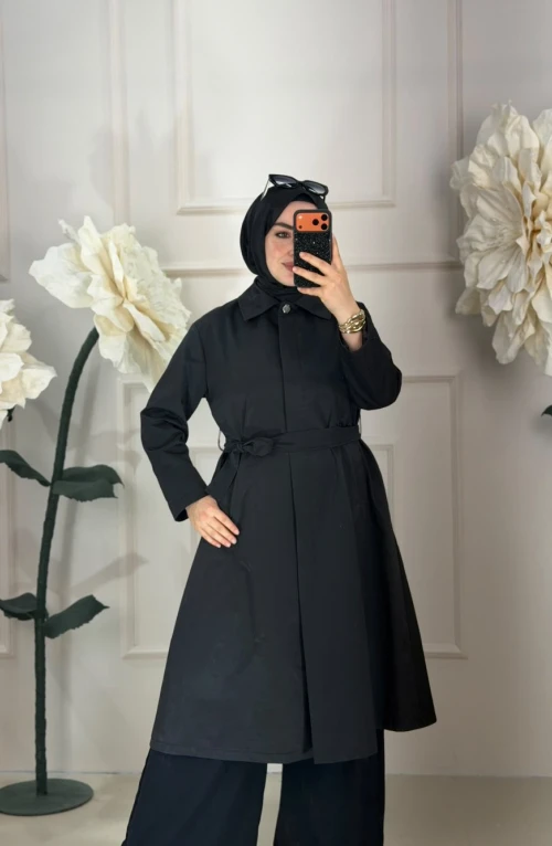Elmira Trenç Siyah Elmira Trenç Siyah