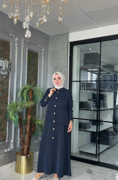 Yeşim Elbise Lacivert Yeşim Elbise Lacivert