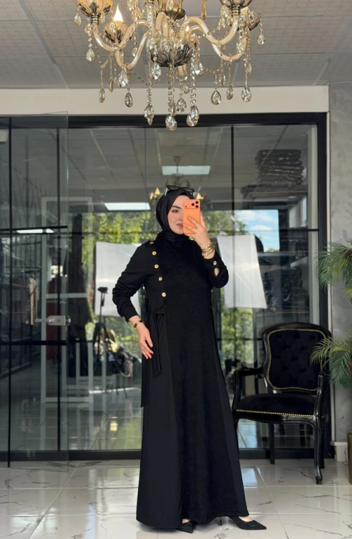 Irmak Elbise Siyah